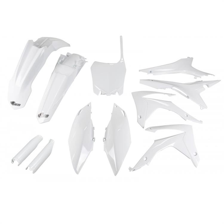Kit plastiche con parasteli Honda CRF 450 R (13-16) - colore Bianco