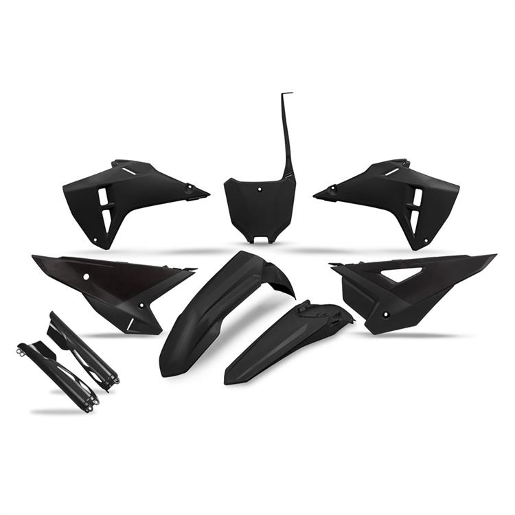 Kit plastiche con parasteli Honda CRF 450 R (2025) - colore Nero