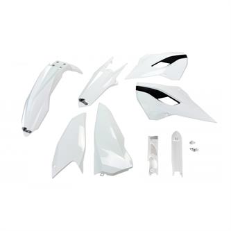 kit plastiche con parasteli husqvarna 125 te 14 colore bianco