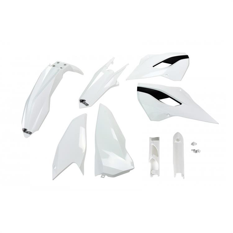 Kit plastiche con parasteli Husqvarna 125 TE (2014) - colore Bianco