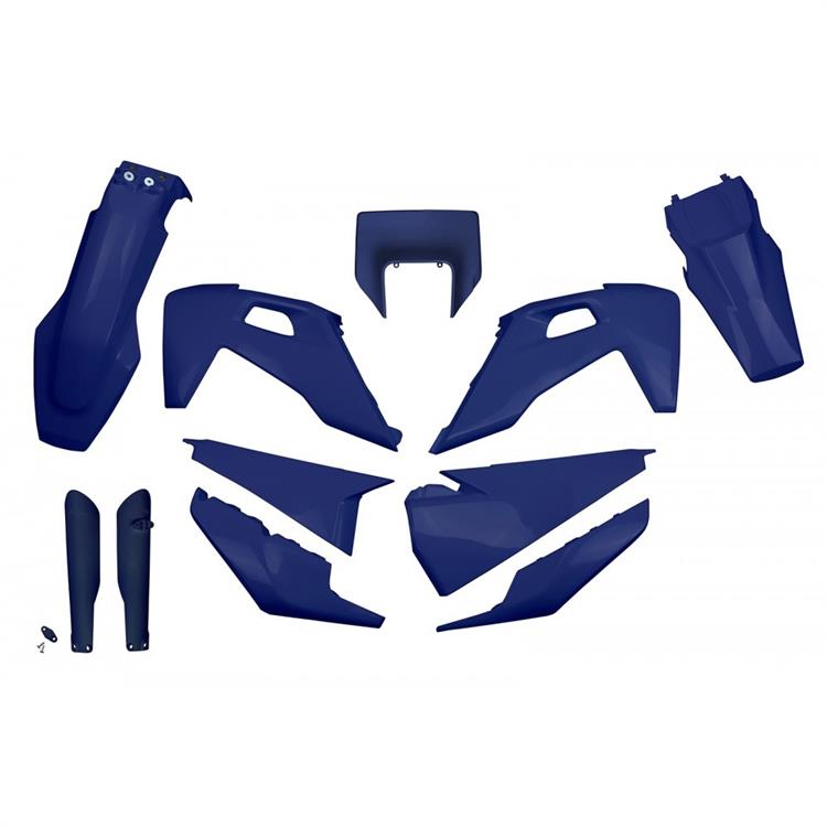 Kit plastiche con parasteli Husqvarna 250 TE (2020-2023) - colore Blu