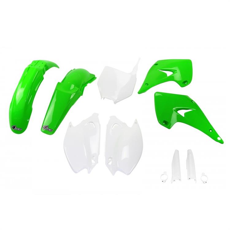 Kit plastiche con parasteli Kawasaki KX 125 (2003-2008) - colore OEM