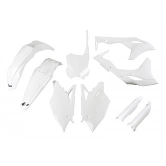 kit plastiche con parasteli kawasaki kx 250 f 18 20 colore bianco