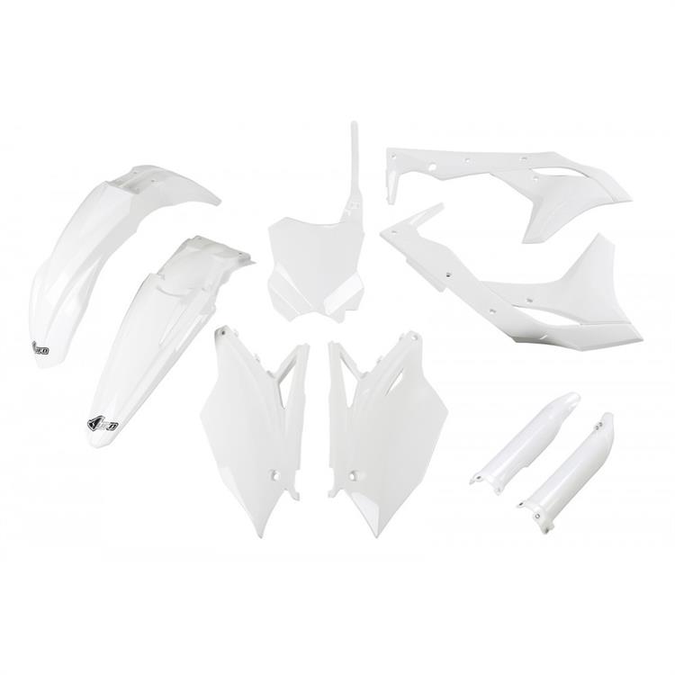 Kit plastiche con parasteli Kawasaki KX 250 F (18-20) - colore Bianco