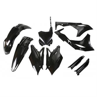 kit plastiche con parasteli kawasaki kx 250 f 18 20 colore nero