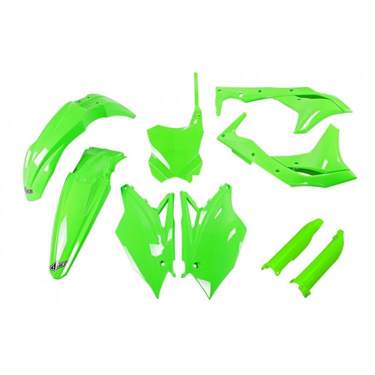 Kit plastiche con parasteli Kawasaki KX 250 F (18-20) - colore Verde fluo