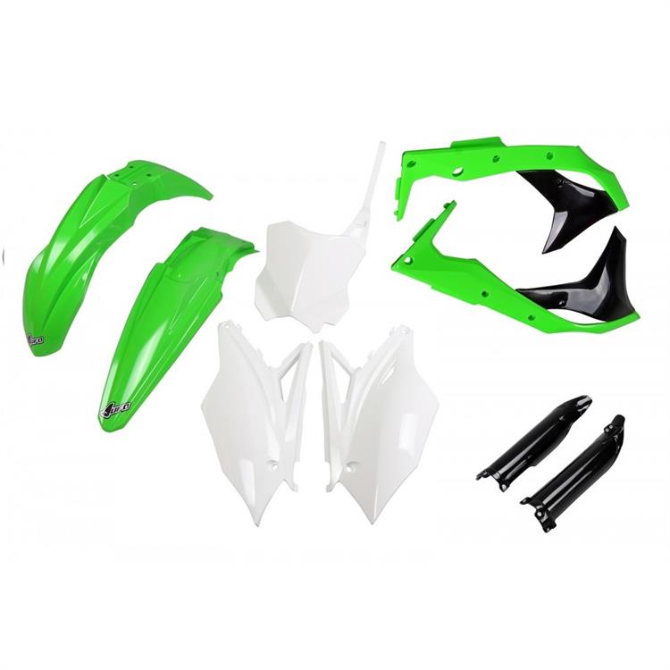 Kit plastiche con parasteli Kawasaki KX 250 F (18) - colore OEM