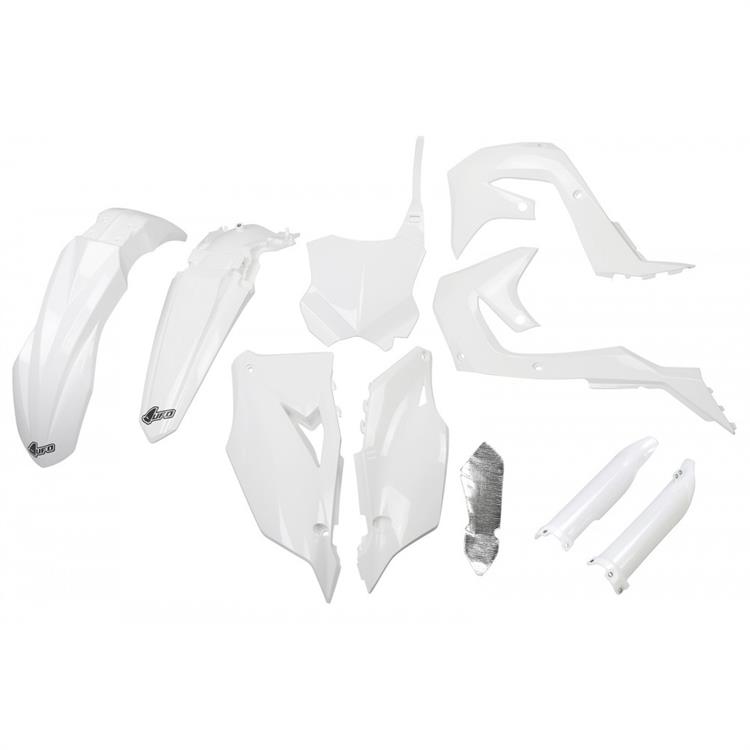 Kit plastiche con parasteli Kawasaki KX 250 F (2021-2024) - colore Bianco