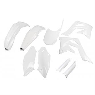kit plastiche con parasteli kawasaki kx 450 f 13 15 colore bianco
