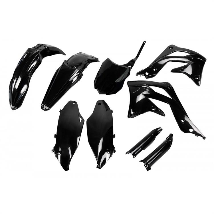 Kit plastiche con parasteli Kawasaki KX 450 F (2013-2015) - colore Nero