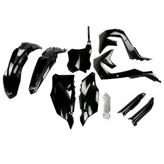 kit plastiche con parasteli kawasaki kx 450 f 19 23 colore nero