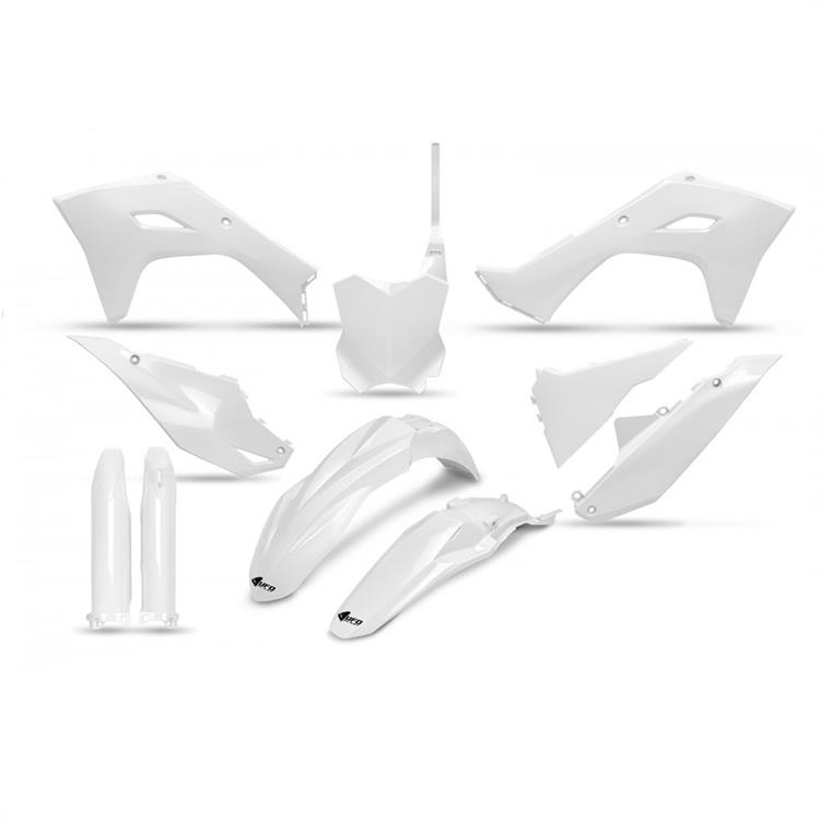Kit plastiche con parasteli Kawasaki KX 450 F (2024-2026) - colore Bianco