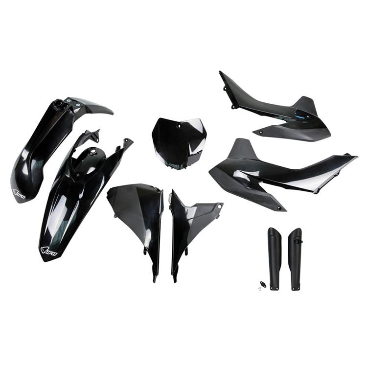 Kit plastiche con parasteli KTM 125 SX (2015) - colore Nero