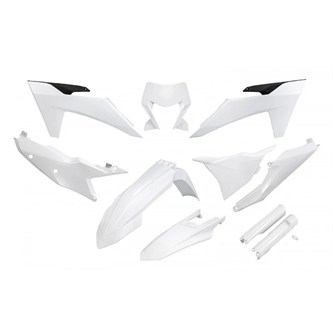 kit plastiche con parasteli ktm 125 sx 25 colore bianco