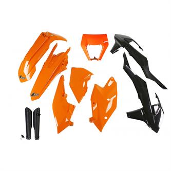 kit plastiche con parasteli ktm 125 xc w 17 colore oem