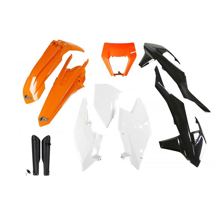 Kit plastiche con parasteli KTM 125 XC-W (2018) - colore OEM