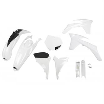 kit plastiche con parasteli ktm 250 sx f 11 12 colore bianco