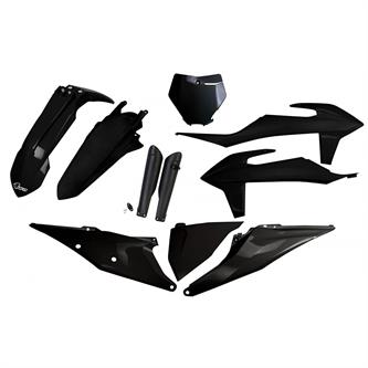 kit plastiche con parasteli ktm 250 sx f 19 22 colore nero