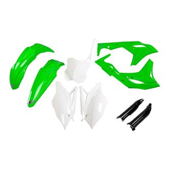 kit plastiche con parasteli ktm 250 sx f 20 22 colore bianco