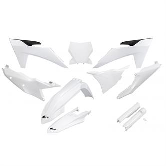 kit plastiche con parasteli ktm 250 sx f 23 24 colore bianco