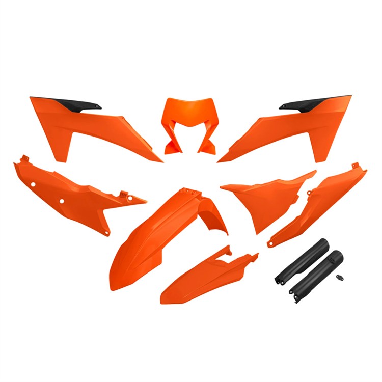 Kit plastiche con parasteli KTM 250 SX-F (2025-2026) - colore Arancione fluo