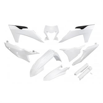 kit plastiche con parasteli ktm 250 sx f 25 colore bianco