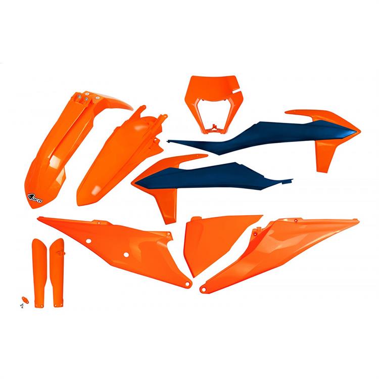 Kit plastiche con parasteli KTM 350 EXC-F (2022) - colore OEM