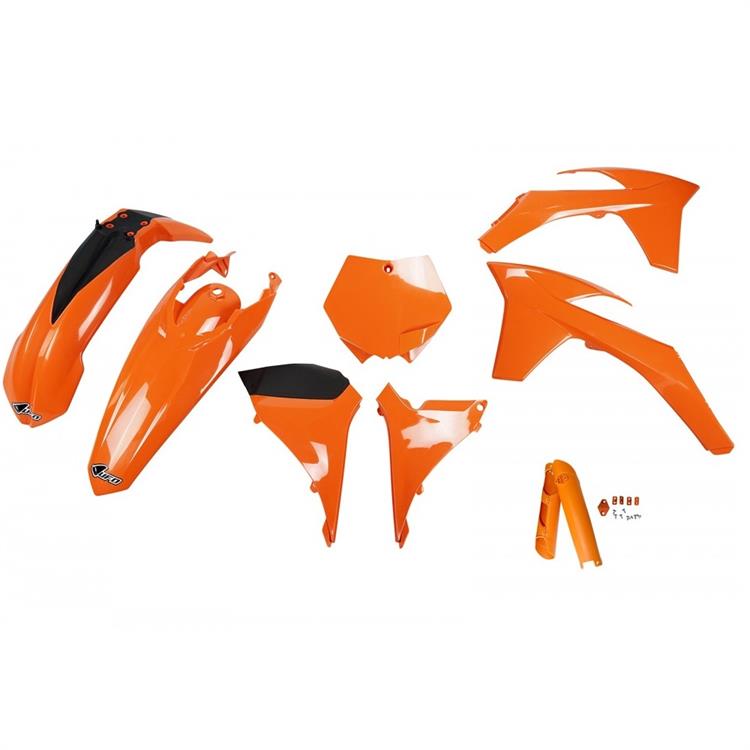 Kit plastiche con parasteli KTM 350 SX-F (2011-2012) - colore Arancione