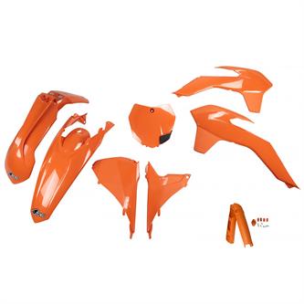 kit plastiche con parasteli ktm 350 sx f 13 14 colore arancione