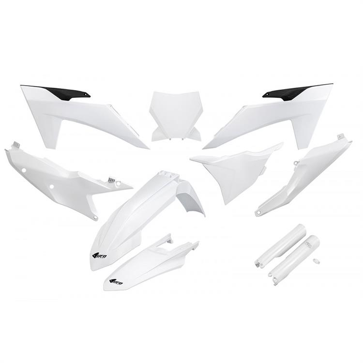 Kit plastiche con parasteli KTM 350 SX-F (23-24) - colore Bianco