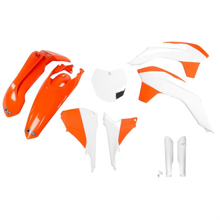 Kit plastiche con parasteli KTM 450 SX-F (15) - colore OEM