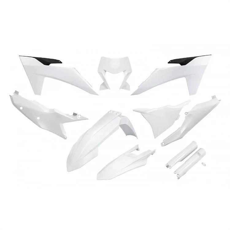 Kit plastiche con parasteli KTM 450 SX-F (25) - colore bianco