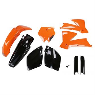 kit plastiche con parasteli ktm 525 sx f 03 colore oem