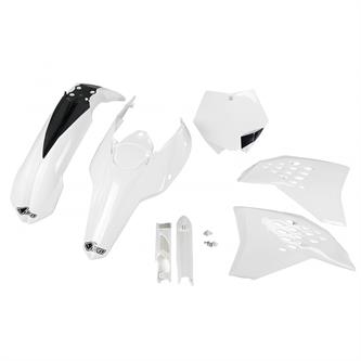 kit plastiche con parasteli ktm 525 sx f 07 colore bianco