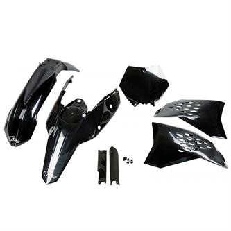 kit plastiche con parasteli ktm 525 sx f 07 colore nero