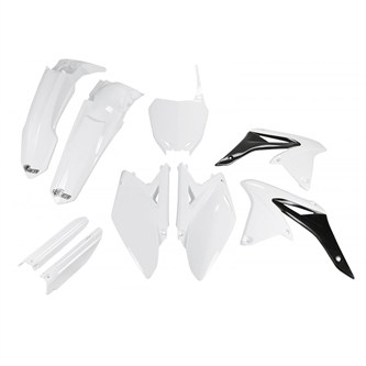 kit plastiche con parasteli suzuki rmz 250 10 18 colore bianco