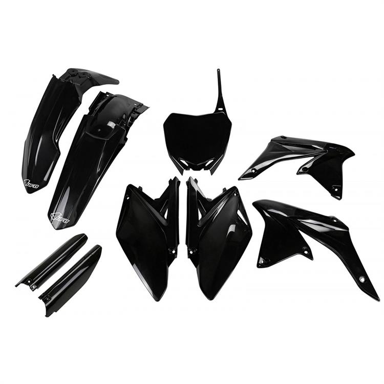 Kit plastiche con parasteli Suzuki RMZ 250 (10-18) - colore nero