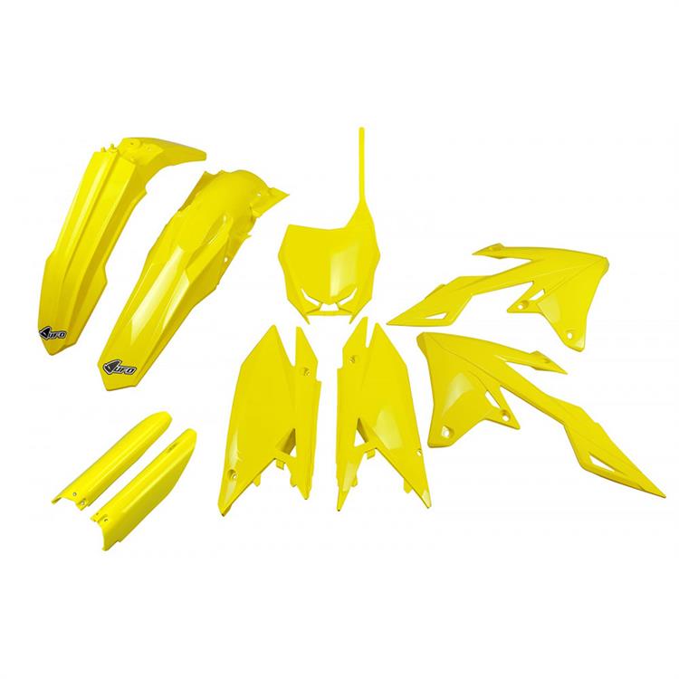 Kit plastiche con parasteli Suzuki RMZ 250 (2019-2025) - colore Giallo