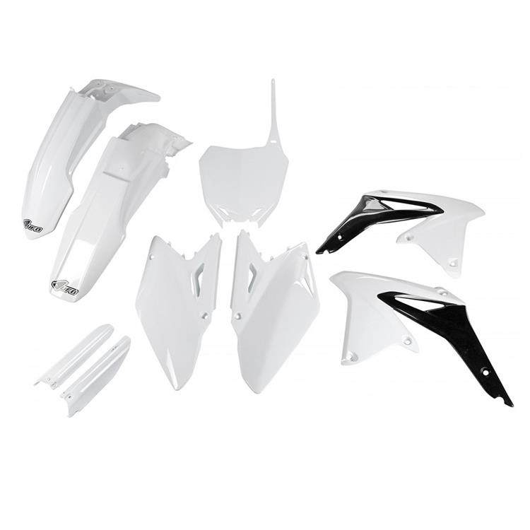 Kit plastiche con parasteli Suzuki RMZ 450 (08-17) - colore Bianco