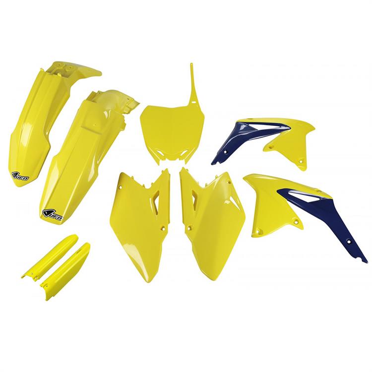 Kit plastiche con parasteli Suzuki RMZ 450 (2008-2017) - colore Giallo
