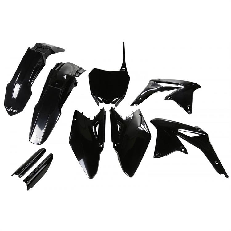 Kit plastiche con parasteli Suzuki RMZ 450 (08-17) - colore nero