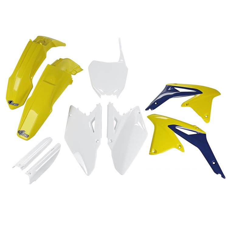 Kit plastiche con parasteli Suzuki RMZ 450 (2008) - colore OEM