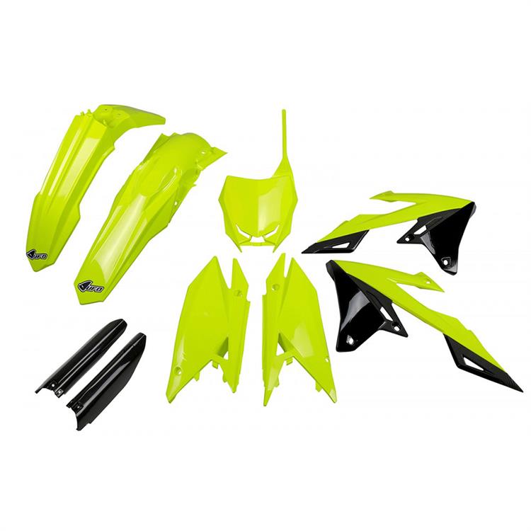 Kit plastiche con parasteli Suzuki RMZ 450 (18-24) - colore Giallo fluo