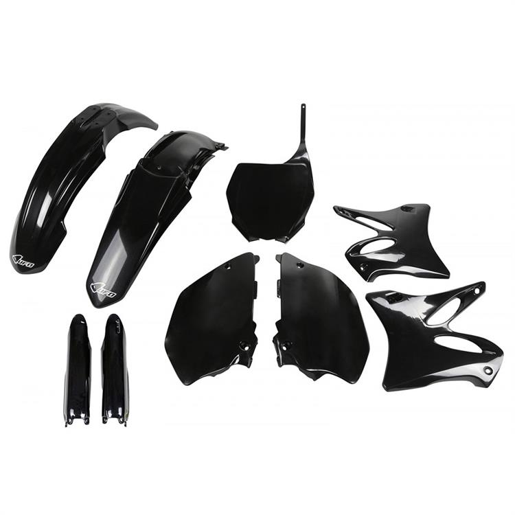 Kit plastiche con parasteli Yamaha YZ 125 (2006-2014) - colore Nero