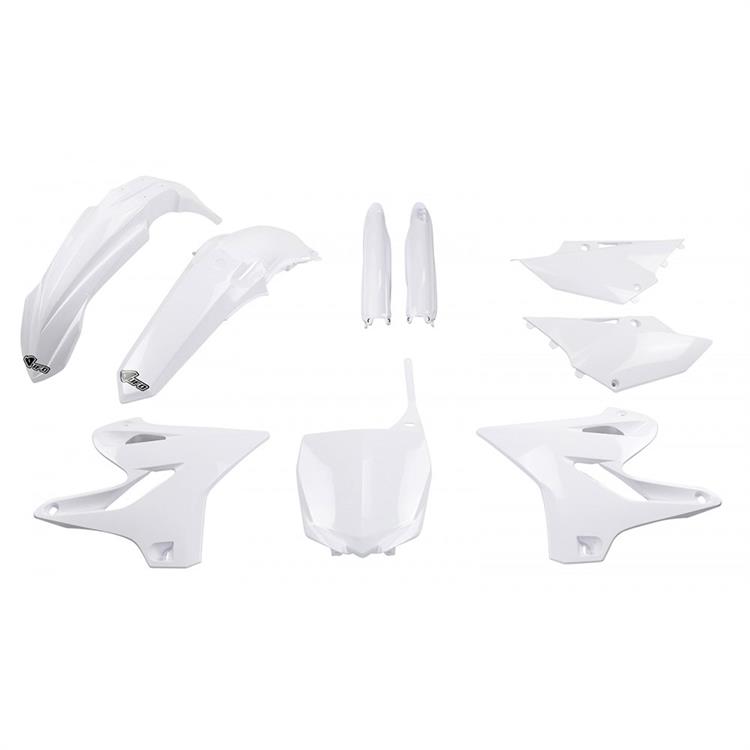 Kit plastiche con parasteli Yamaha YZ 250 (2015-2021) - colore Bianco
