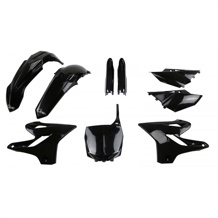 Kit plastiche con parasteli Yamaha YZ 250 (15-21) - colore nero