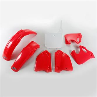 kit plastiche honda cr 250 91 92 colore rosso