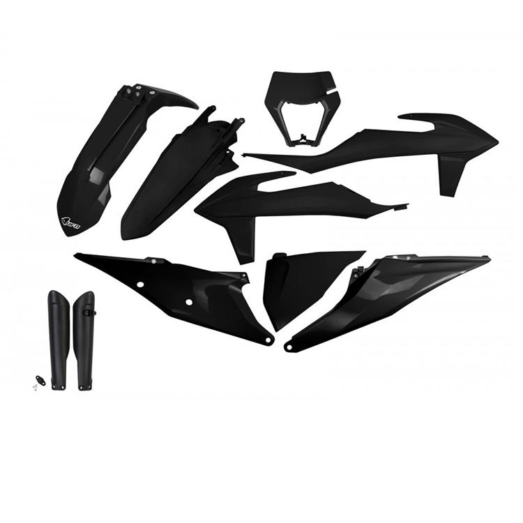 Kit plastiche KTM 150 EXC (20-23) - colore nero