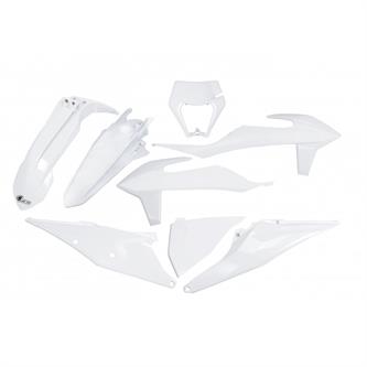 kit plastiche ktm 250 exc 20 23 colore bianco