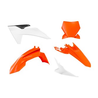 kit plastiche ktm 65 sx 24 25 colore arancionebianco